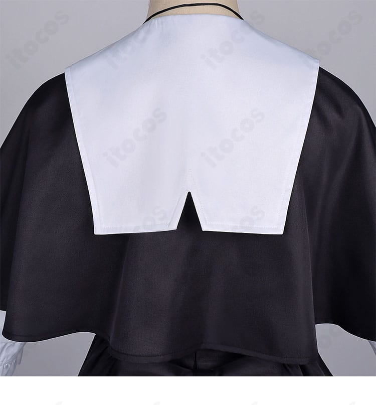 森亜るるか 私服衣装のケープ装飾と質感ディテール