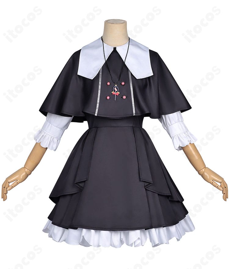 森亜るるか 私服ワンピース衣装の正面全体カット