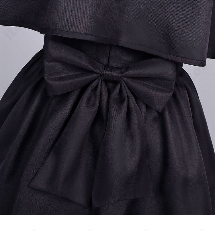 森亜るるか 私服衣装の背面リボン装飾ディテール