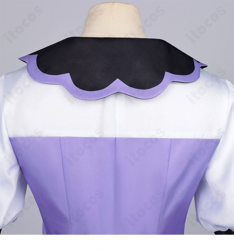 背面リボン周辺の装飾ディテールと取り付け部拡大