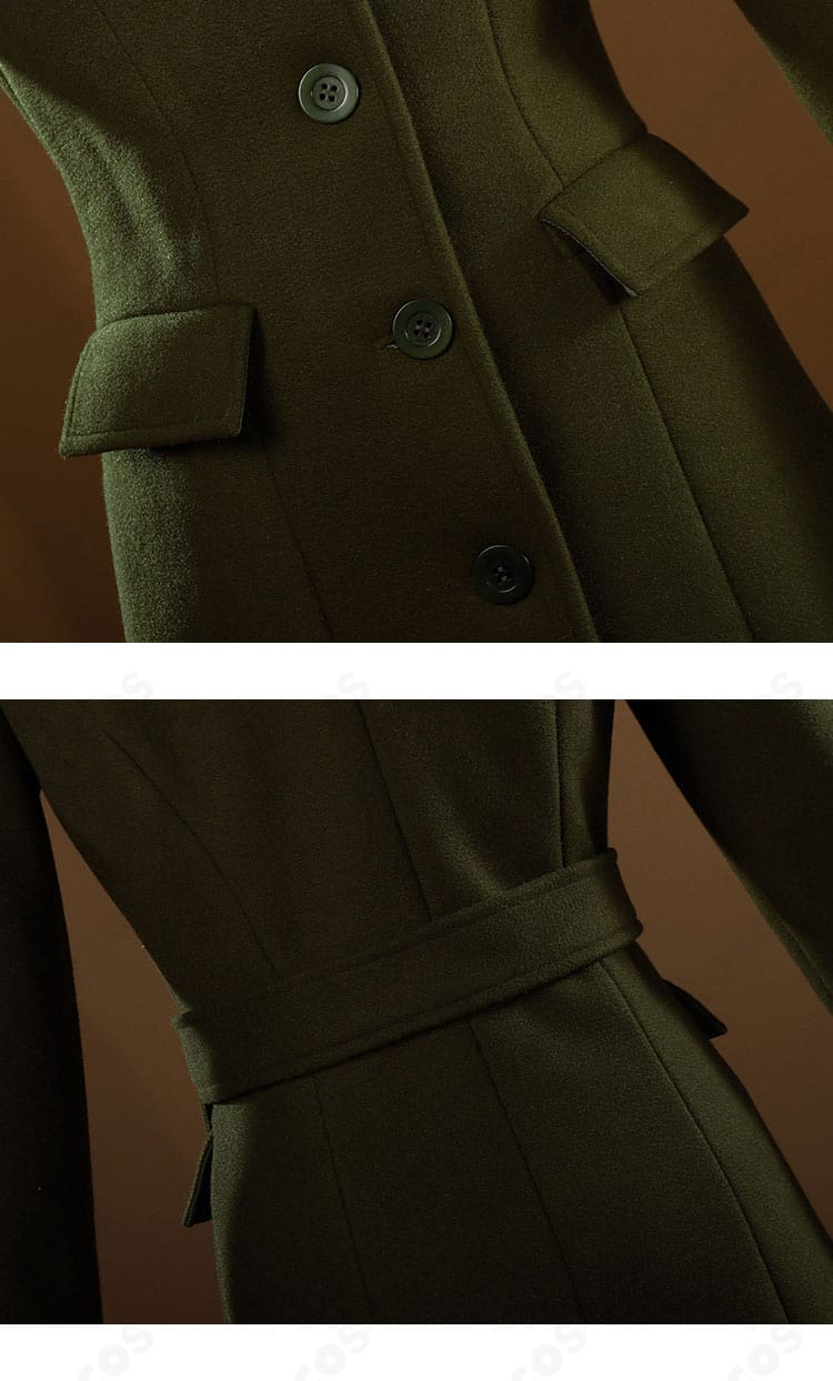 腰回りの装飾パーツとシルエットバランスを示す部分画像