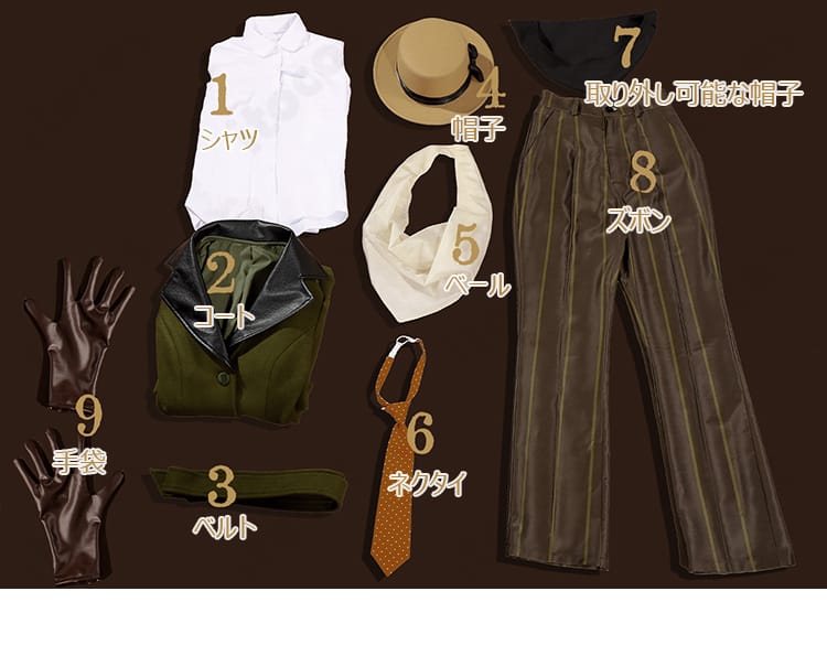 S〜XLのサイズ表記と実測目安を示すサイズガイド画像