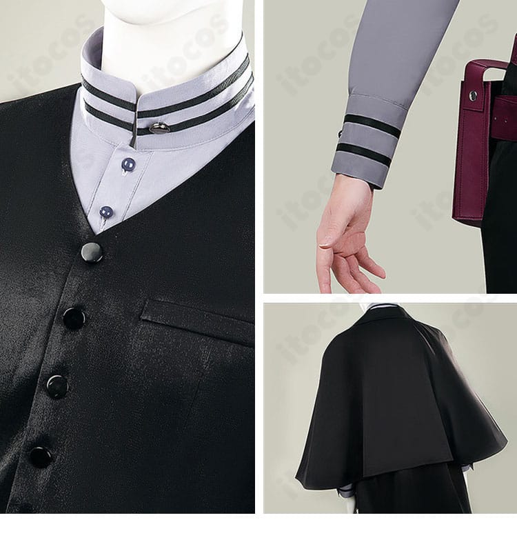 シャツ本体の質感と袖口仕立てが分かるディテール写真