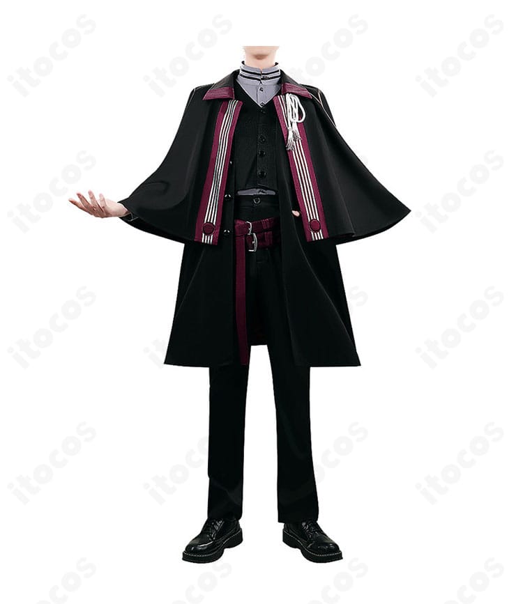 佐伯イッテツ アルカイック衣装のコート・ベスト・パンツ正面全体像