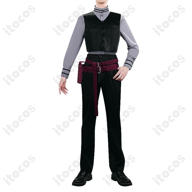 にじさんじ 佐伯イッテツ アルカイック衣装 コスプレ 高再現でクール、撮影で映える美シルエット - 3枚目の画像