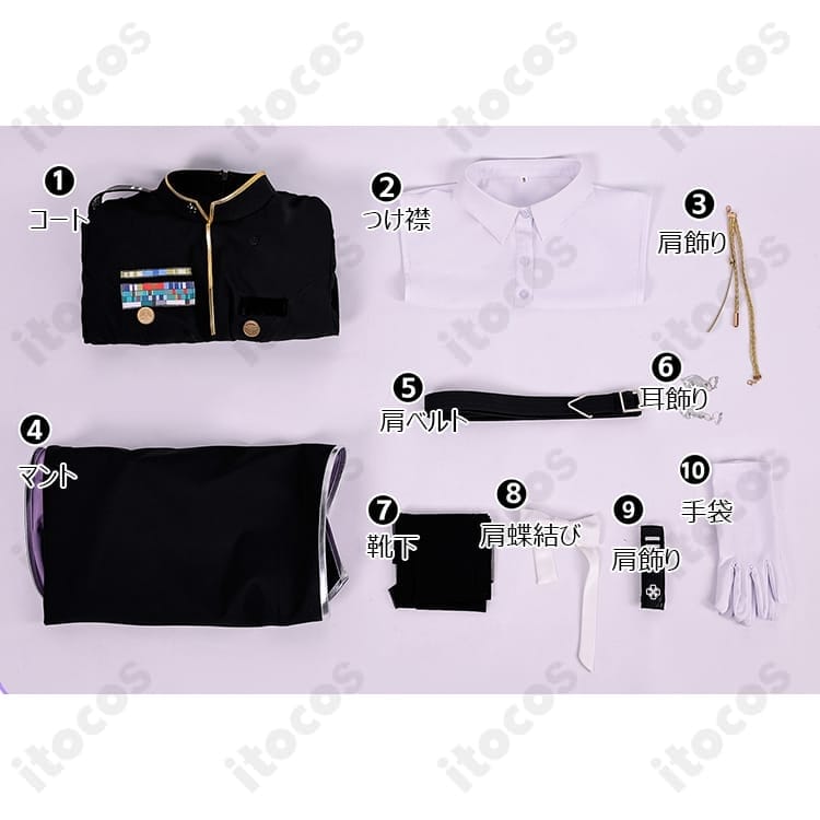 勝利の女神：NIKKE リリーバイス ゴッデス部隊制服 高再現・撮影映えコスプレ衣装 - 6枚目の画像