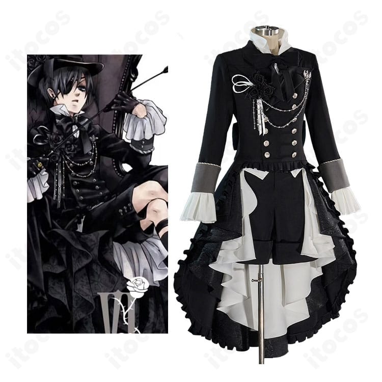 黒執事 シエル・ファントムハイヴ 扉絵衣装を着用したキャラクターイメージと衣装全体の雰囲気