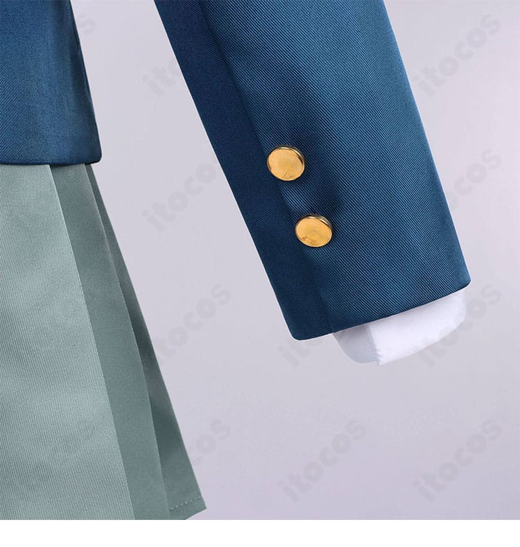 袖口の装飾ディテール（カフスの形状と仕上げ）