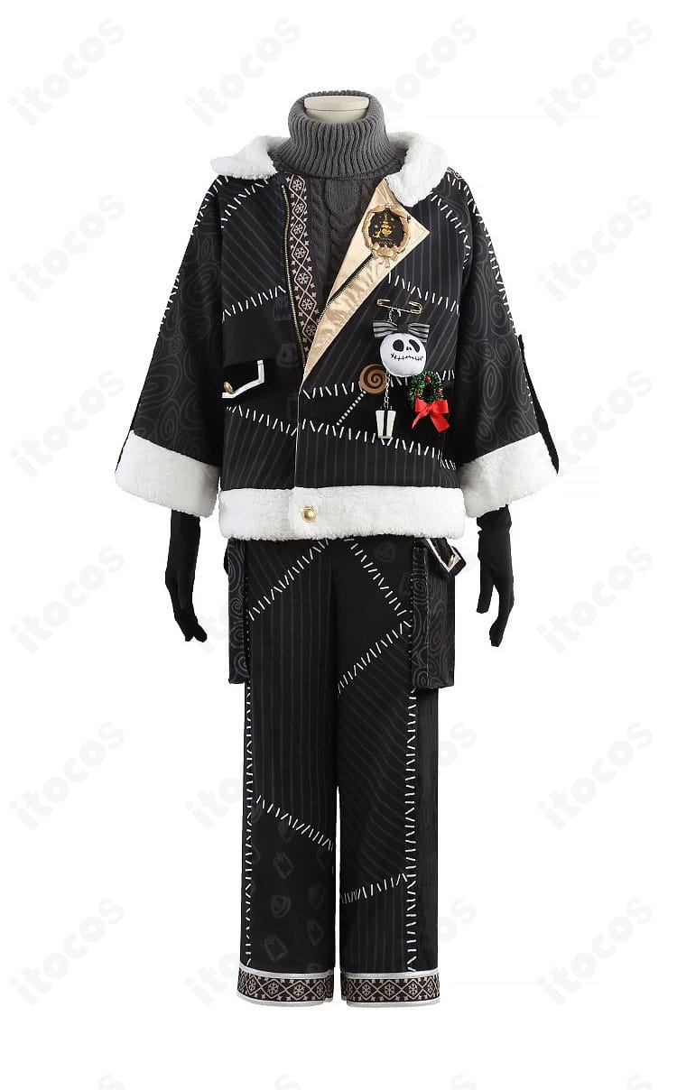 ラギー・ブッチ ナイトメアークーリエ コートとセーターの正面全体像