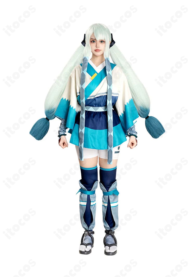 初音ミク ジラーチモデル コスプレ衣装の正面全体