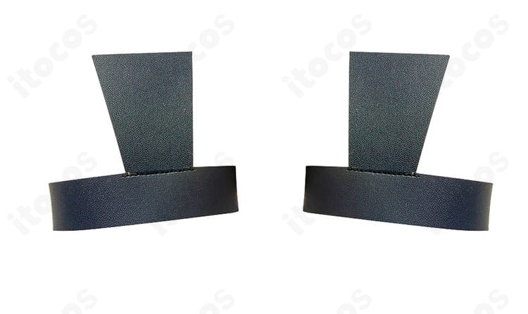 髪飾りの意匠と固定部ディテール近接