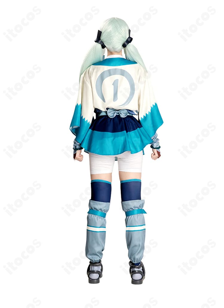 初音ミク ジラーチモデル コスプレ衣装の背面全体