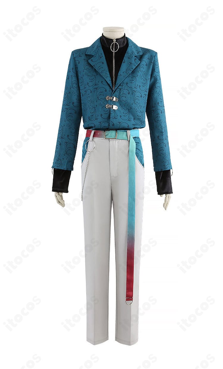 コスプレ衣装のコート・インナー・ズボンの正面全体が分かる商品画像