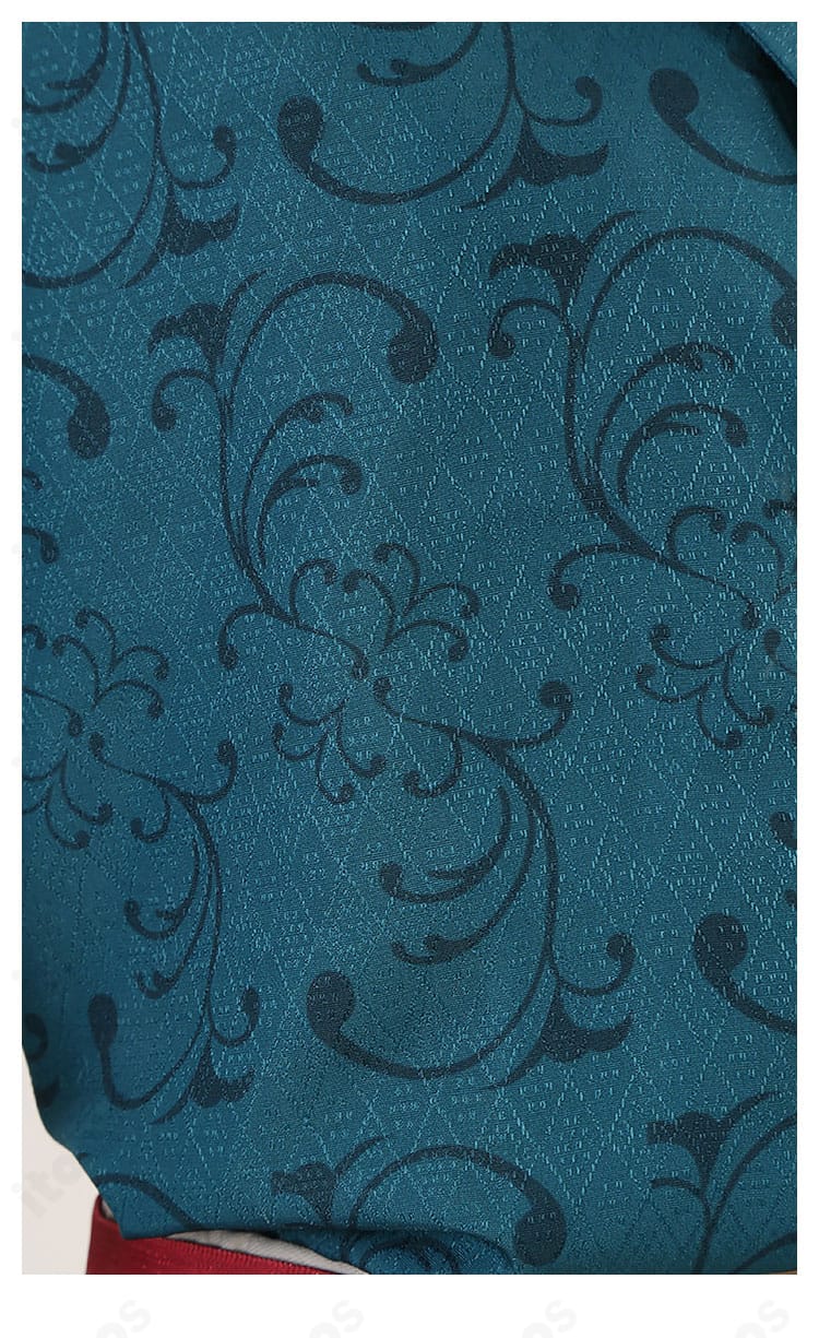 ジャガード生地の織り柄と質感が分かるクローズアップ画像