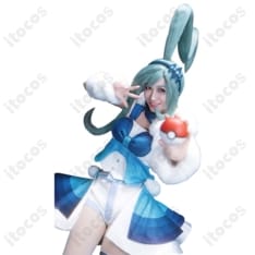 ポケットモンスターORAS ルチア衣装 高再現アイドルコス フルセットで撮影・イベントに最適 - 5枚目の画像（サムネイル）