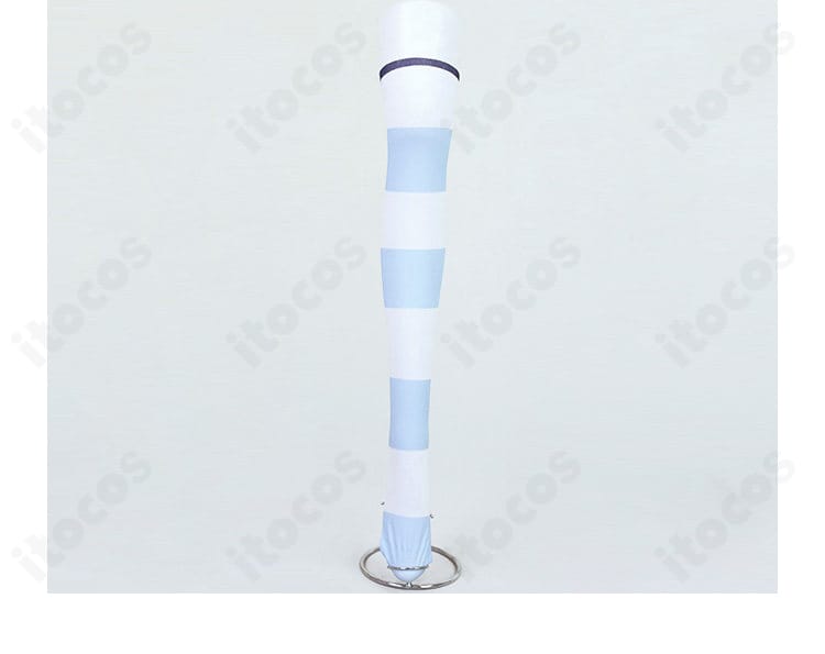 ハイソックスの編み目と丈感ディテール