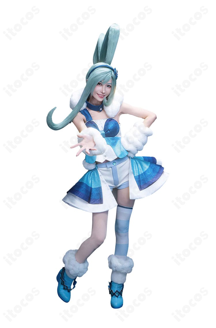 ルチア衣装のトップス・スカートを中心にした正面全体カット