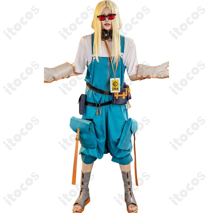 ガチアクタ オーガスト・スティルザ衣装｜高発色で再現度抜群、長時間でも快適なサイバー系コス - 4枚目の画像