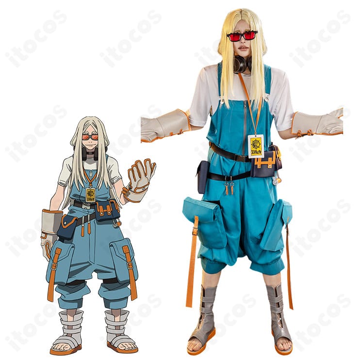 オーガスト・スティルザの全身ビジュアルと衣装一式のイメージ