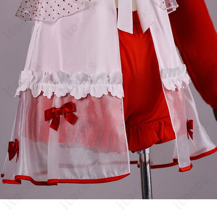 カーディガン裾の装飾トリムとライン配色