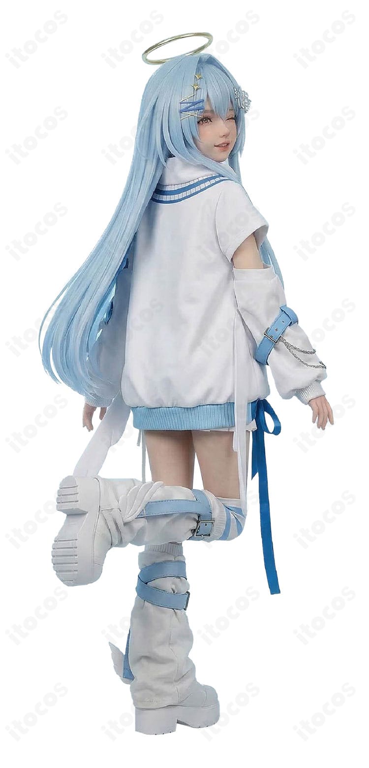 涼上エリス 初期衣装コスプレ 背面のシルエットとディテール