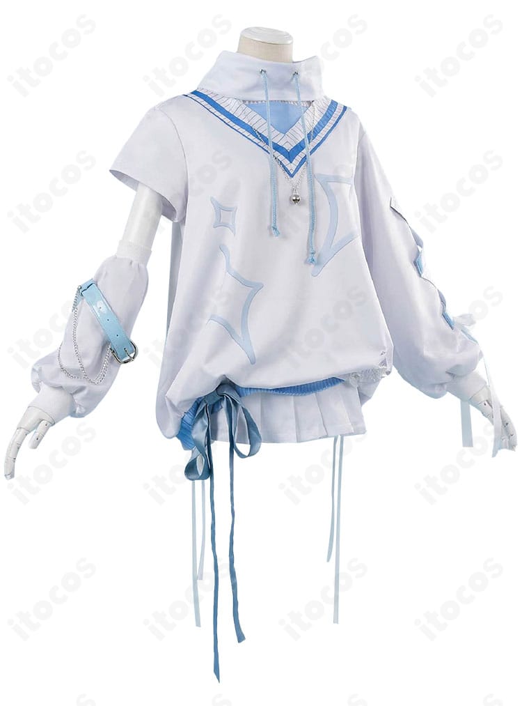 涼上エリス 初期衣装 側面ディテール(ベルト・レッグカバーの質感)