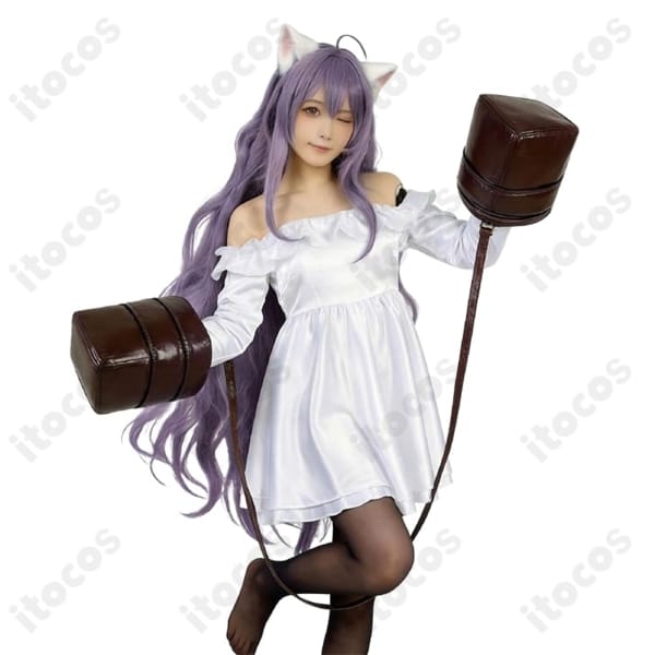 ブラウンダスト2 ルー『白い猫』コスプレ衣装｜軽やかで通気性良好、撮影・イベントで映える一着