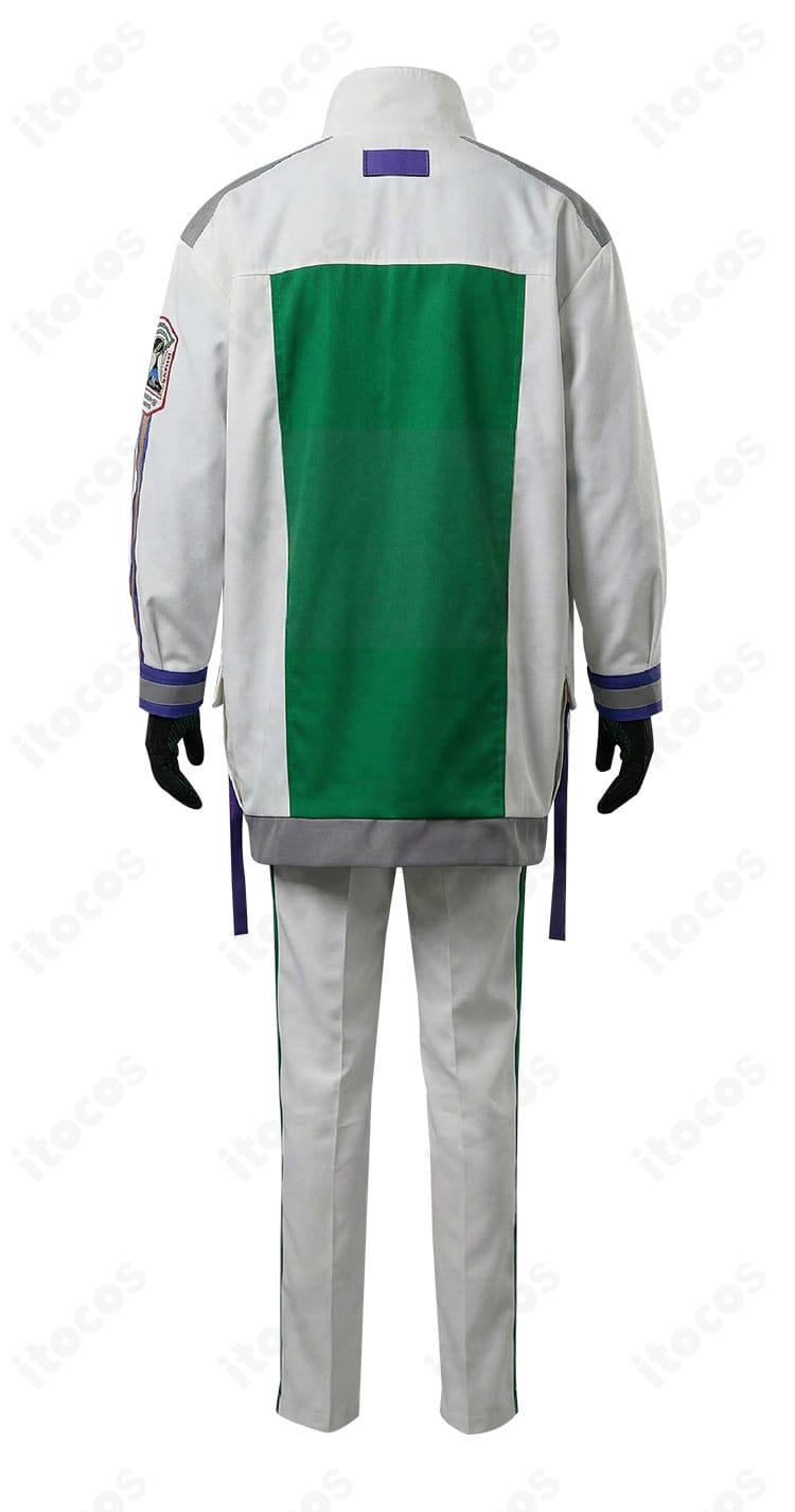 クラブ・ウェア衣装の背面ディテール（コートのラインと背面装飾の構成）