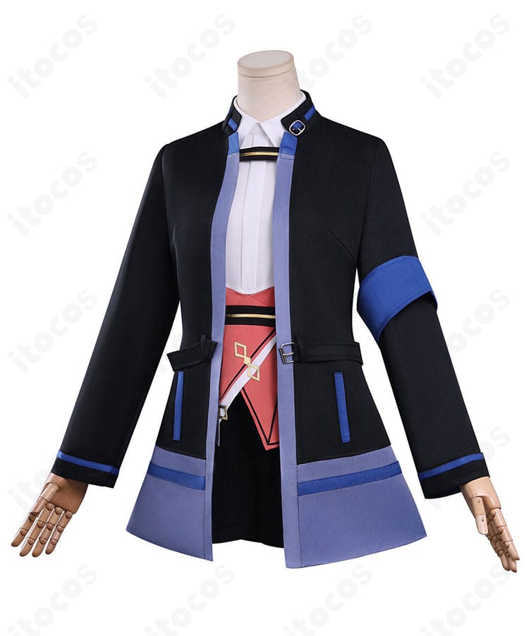 キャロライン・イングロット衣装の側面シルエットと丈感