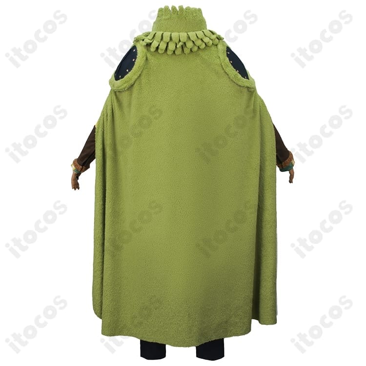 ONE PIECE ロロノア・ゾロ エルバフ編コスプレ衣装｜クールなバイキング風で撮影映え、着脱も簡単 - 4枚目の画像