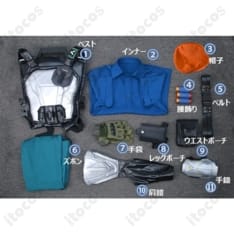 VALORANT ブリムストーン戦闘装備コスチューム 高再現で動きやすくイベント・撮影に最適 - 8枚目の画像（サムネイル）