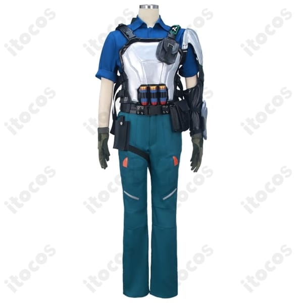 VALORANT ブリムストーン戦闘装備コスチューム 高再現で動きやすくイベント・撮影に最適