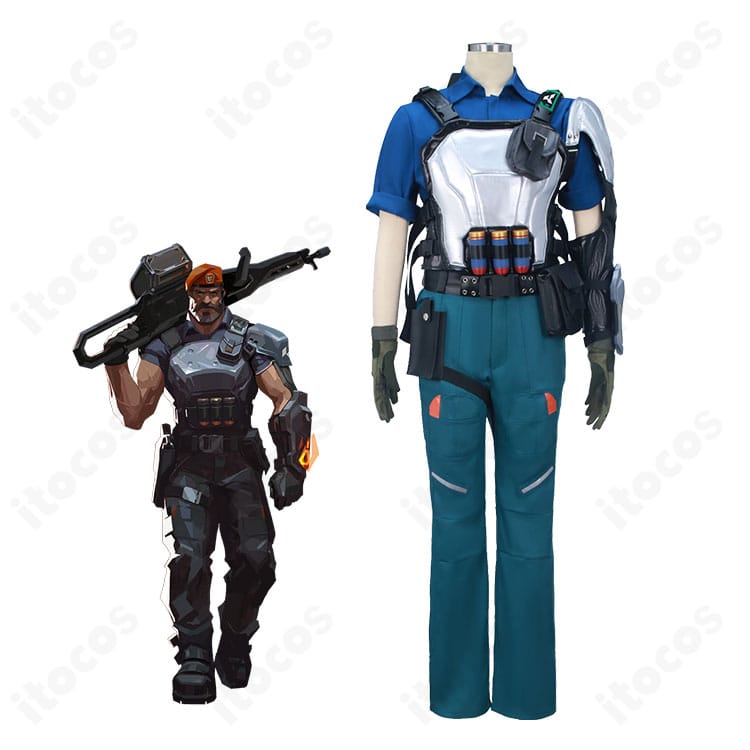 VALORANT ブリムストーンのキャラクター着用イメージと戦闘装備コスチューム一式
