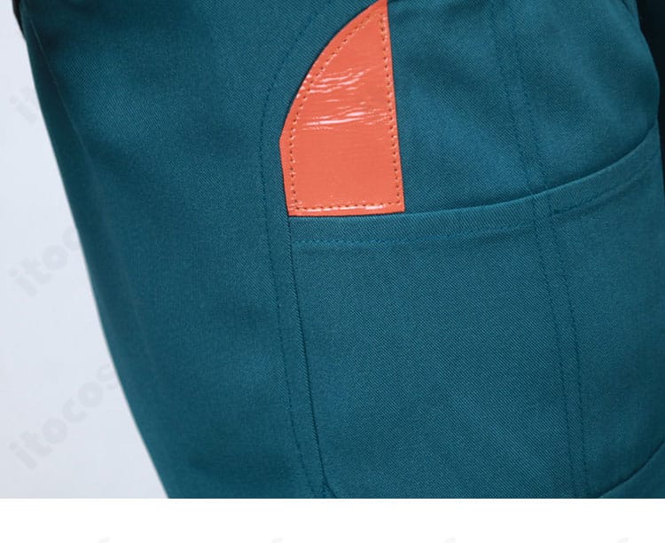 パンツのカッティングとポケット位置、シルエット