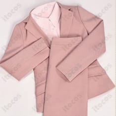 ヲタクに恋は難しい 桃瀬成海 ピンクスーツ 再現度と着心地を両立した上品コスプレ衣装 - 6枚目の画像（サムネイル）