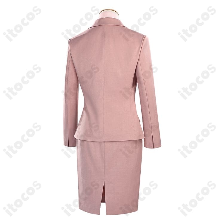 ヲタクに恋は難しい 桃瀬成海 ピンクスーツ 再現度と着心地を両立した上品コスプレ衣装 - 3枚目の画像