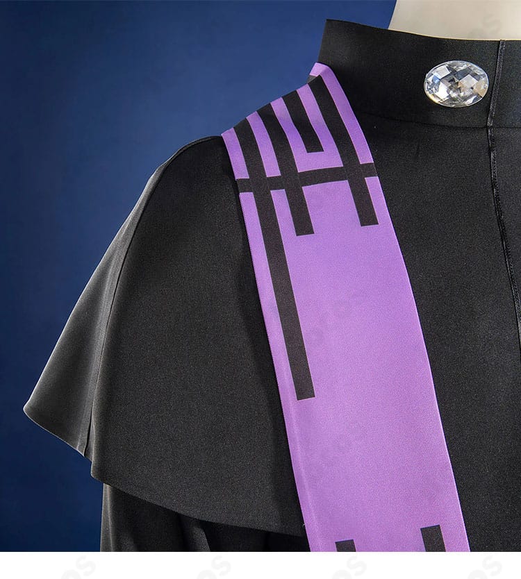 肩と袖の装飾ディテール（肩掛け接続部と袖の切り替え）