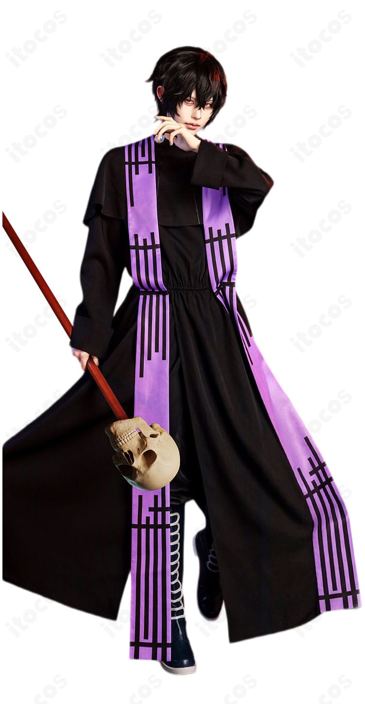 モデル着用のベルゼブブ衣装・肩掛けありのポージング例（イベント・撮影向け）