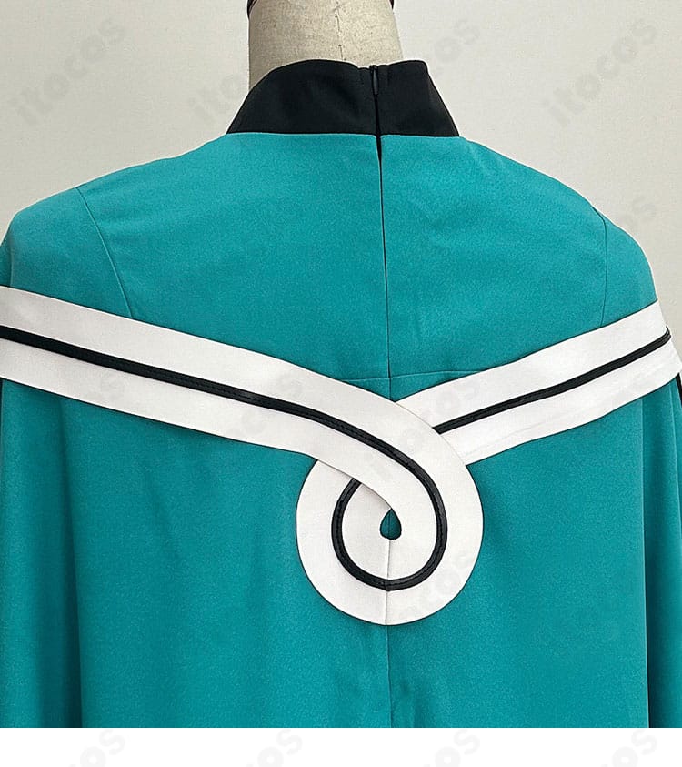 ココ 通常衣装 背面肩周りの装飾と切り替えディテール