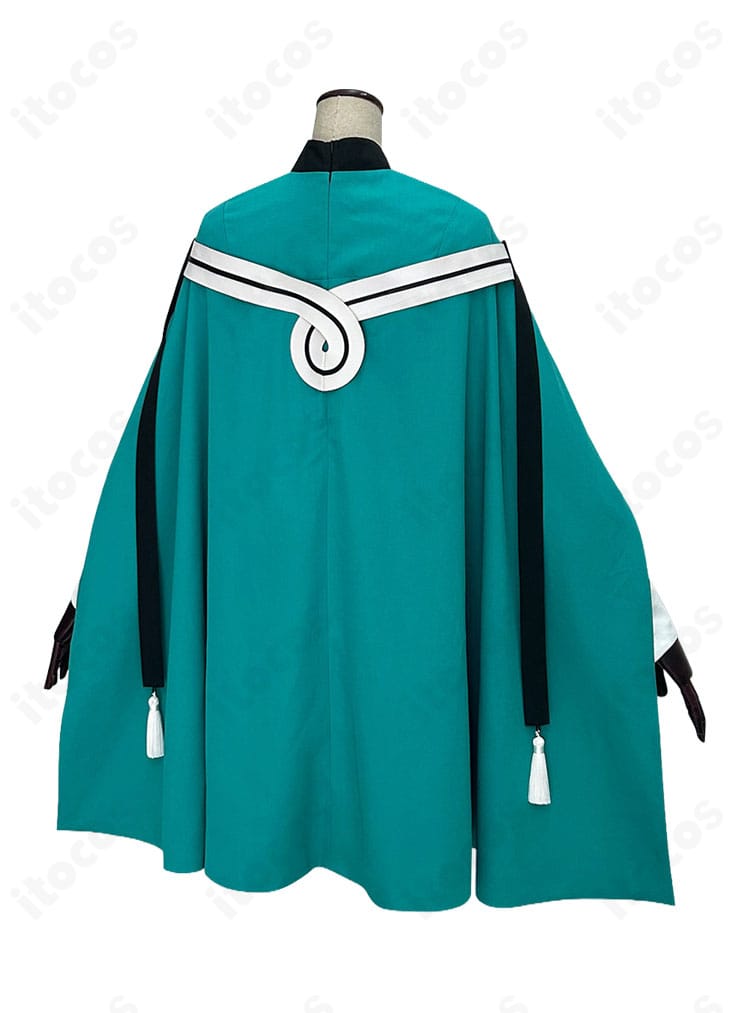 ココ 通常衣装コスプレの側面シルエット（ハリ感のあるライン）