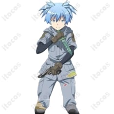 暗殺教室 潮田渚／赤羽業 超体育着コスプレ衣装｜高再現・動きやすくイベント＆撮影向け - 1枚目の画像（サムネイル）