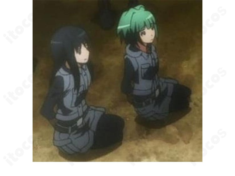 暗殺教室 茅野カエデ 超体育着コスプレ衣装の背面ディテール（ライン配置とシルエット）