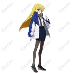 フェイト・T・ハラオウン 学園制服コスプレ｜通気性と美シルエットで長時間イベントも快適 - 1枚目の画像（サムネイル）