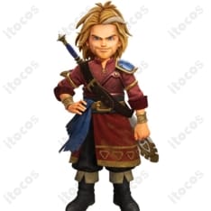 DQVII キーファ大人版アーマー衣装。軽快な着用感でイベント映え - 1枚目の画像（サムネイル）