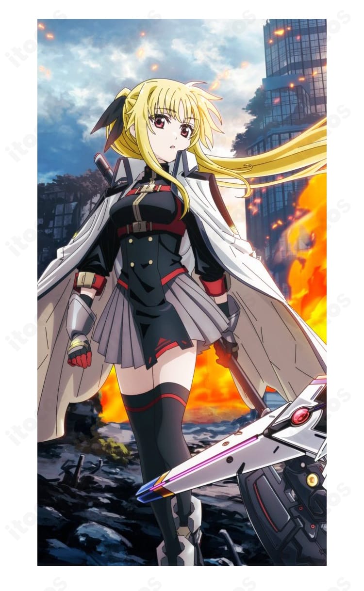 魔法少女リリカルなのは フェイト・テスタロッサのコスプレ衣装一式の全体イメージ｜高発色・ハリ感のある生地で再現度重視