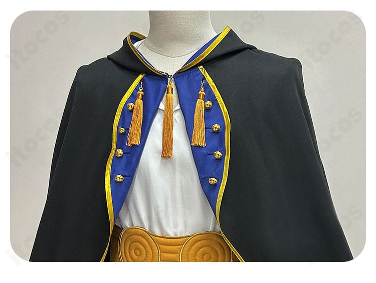 オルーギオ コスプレ衣装の前開き部分に施された装飾ディテール