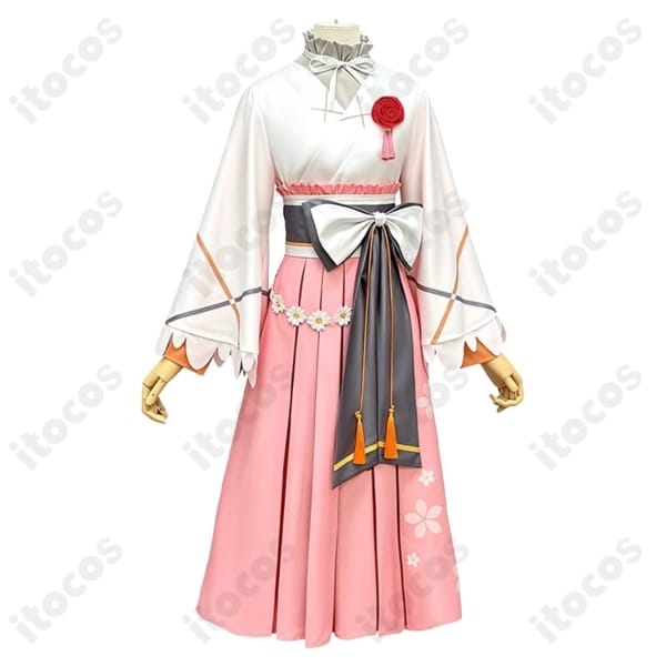 春夏秋冬代行者 春の舞 花葉雛菊の上品で華やかな和装コスプレ衣装