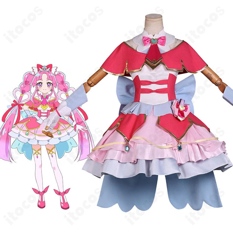 キュアミスティック（小林みくる）変身後ドレスの全身イメージカット｜ITOCOSコスプレ衣装