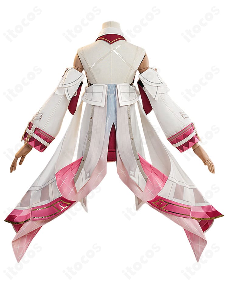 原神 リンネア コスプレ衣装の背面全体（翼と背飾りの配置）