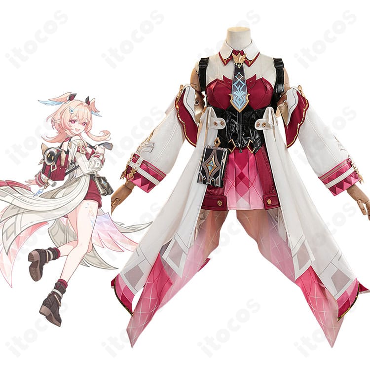 原神 リンネア コスプレ衣装を着用した全身イメージカット